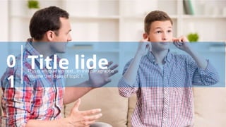 Title lide
0
1
This is an examen text . In this paragraphs
resume the ideas of topic 1.
 