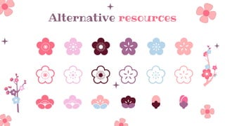 Alternative resources
 