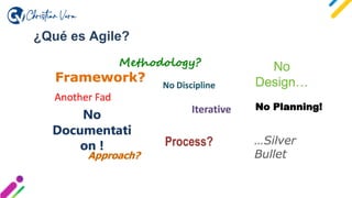 ¿Qué es Agile?
 