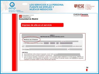 Miguel Ángel García Martín - LOS SERVICIOS A LA PERSONA: FUENTE DE EMPLEO Y NUEVOS NEGOCIOS