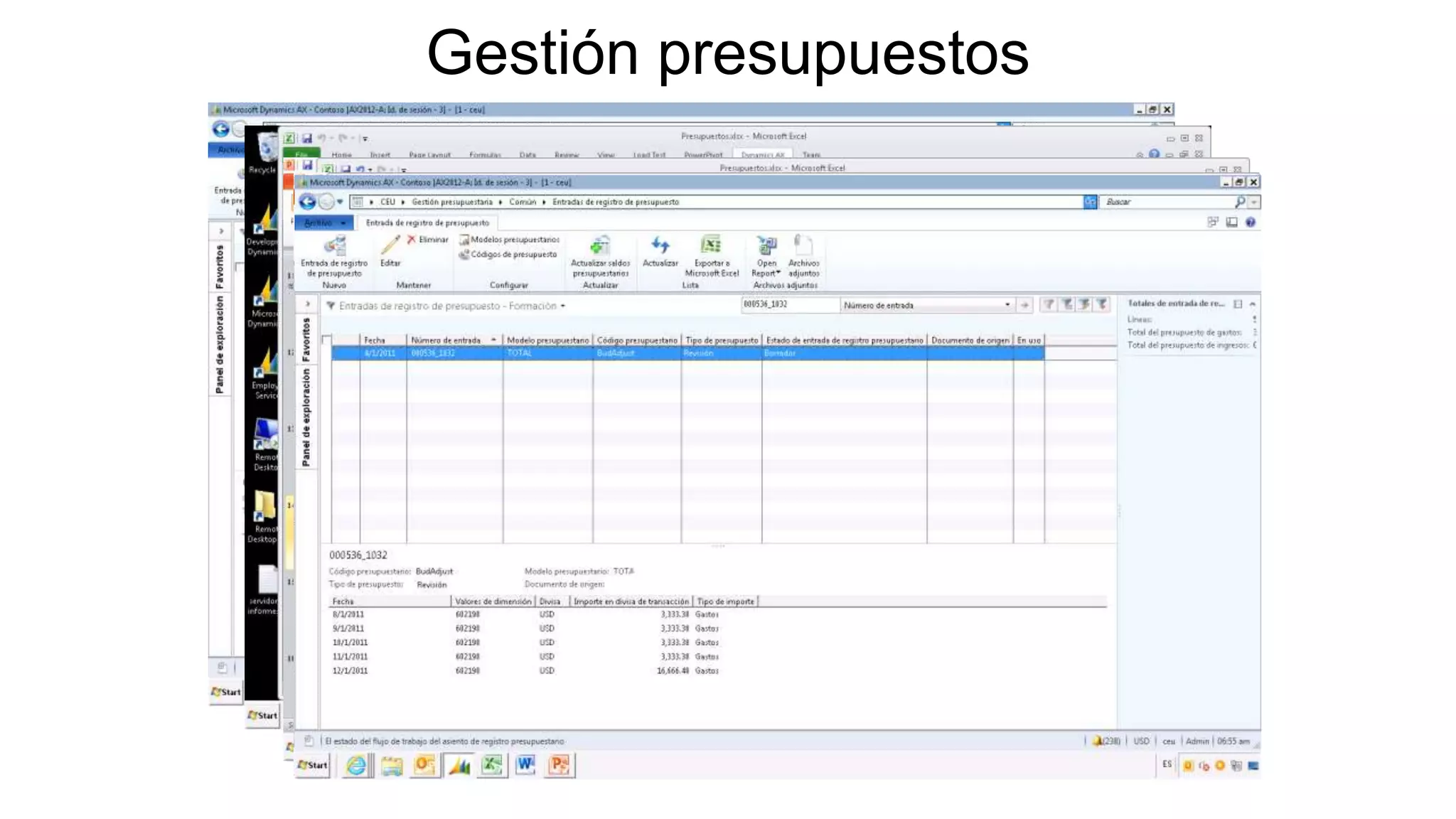 Gestión presupuestos
 