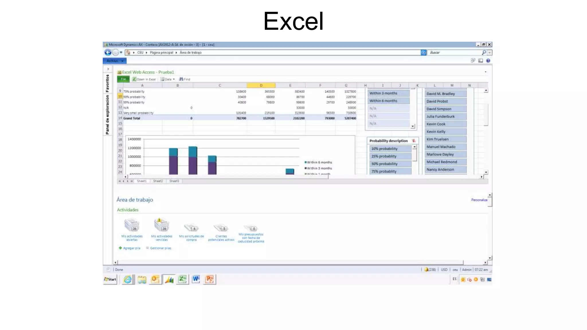 Excel
 
