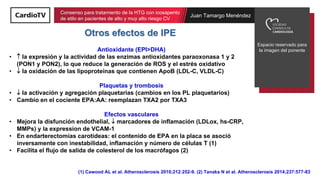 Juan Tamargo Menéndez
Consenso para tratamiento de la HTG con icosapento
de etilo en pacientes de alto y muy alto riesgo C...