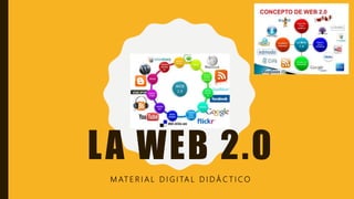 LA WEB 2.0
M AT E R I A L D I G I TA L D I D Á C T I C O
 