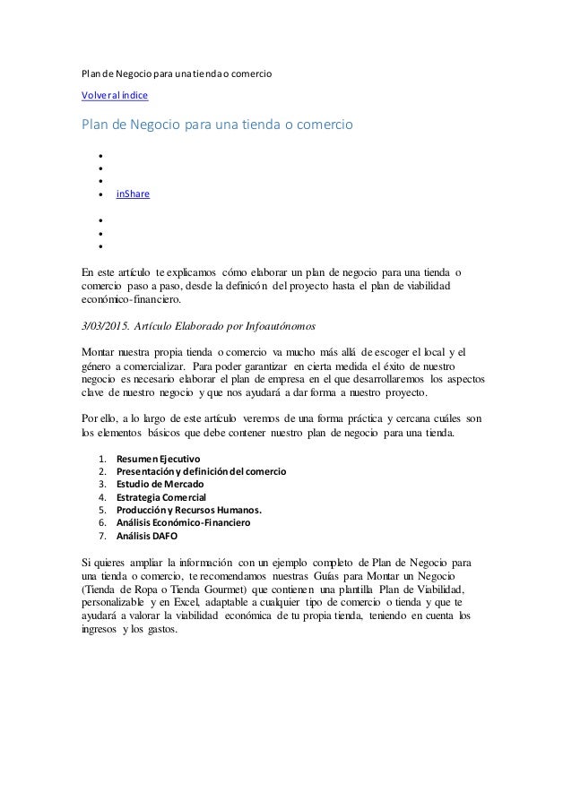 plantilla de plan de negocios koni polycode co