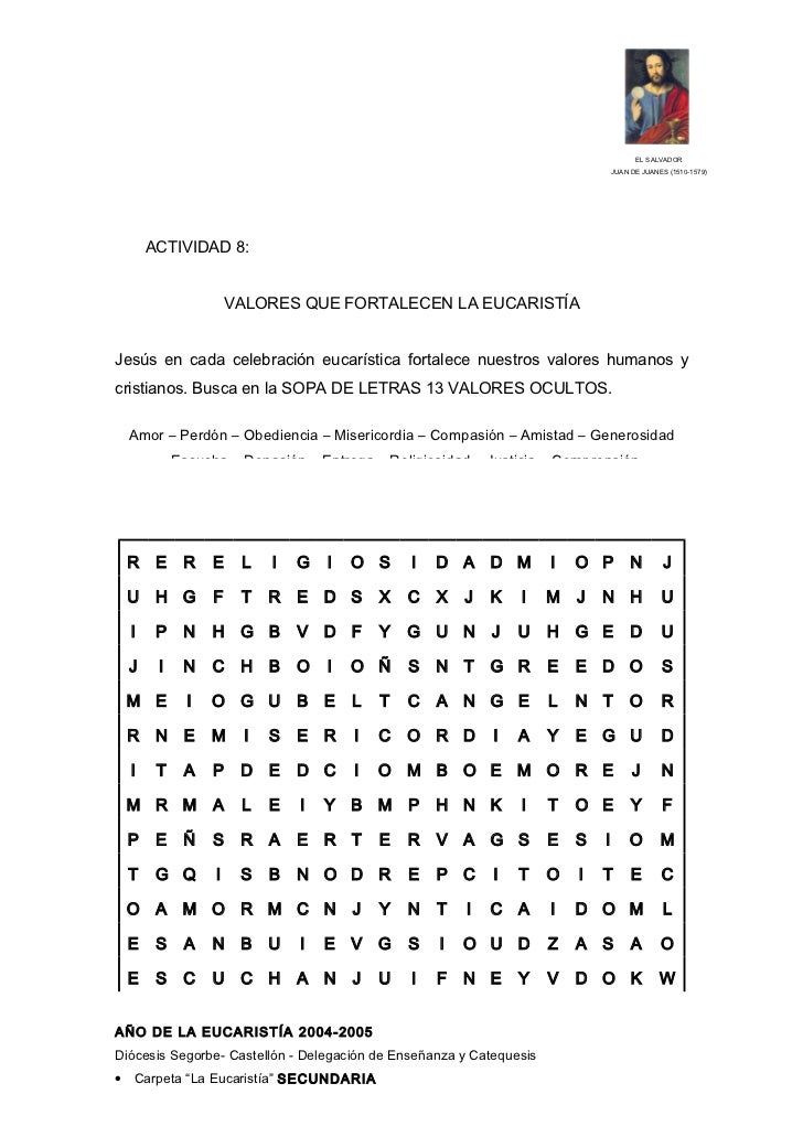 Plantilla eucaristía
