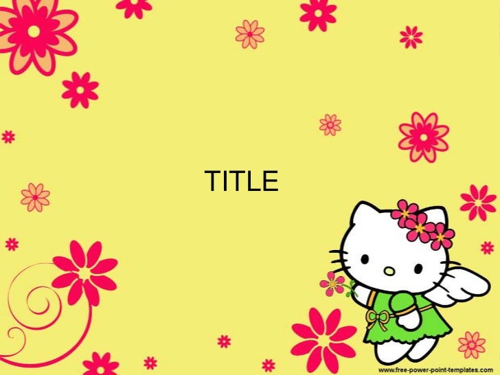 Unduh 82 Background Power Point Hello Kitty Gratis Terbaru