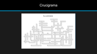Crucigrama
 