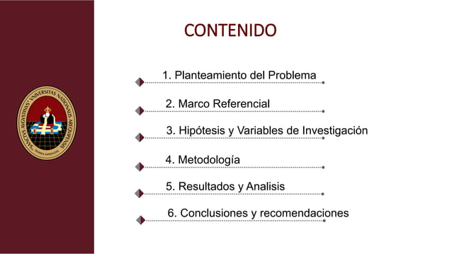 PLANTILLA PPT SUSTENTACION de una tesis de investigación | PPTX