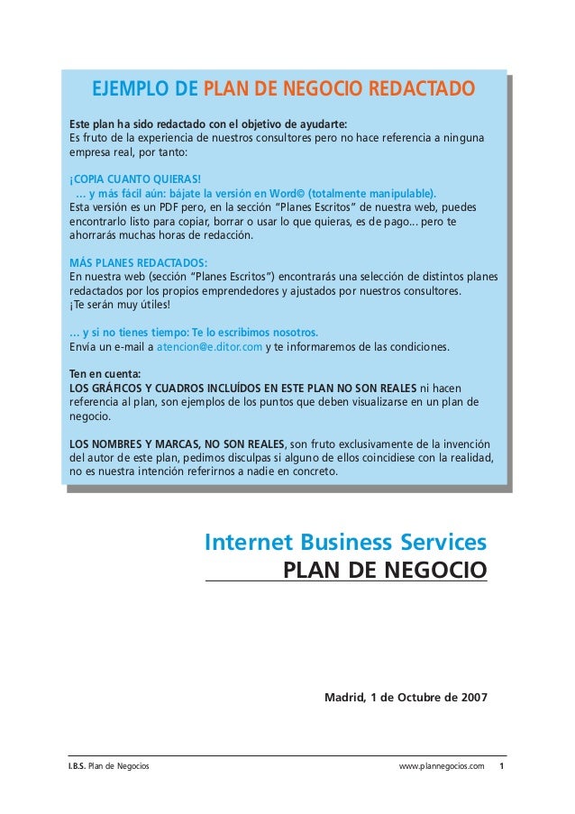 Plantillas Plan Negocio