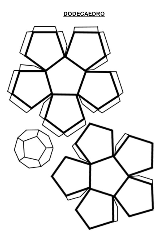 Plantillas cuerpos geométricos