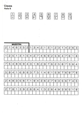 Plantillas de correccion