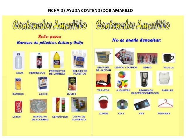 juego reciclaje contenedores