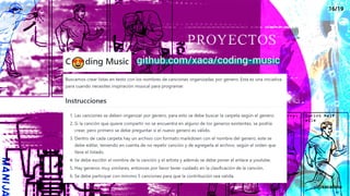 proyectos
github.com/xaca/coding-music
16/19
@xacarana
 