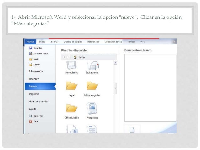 Plantillas Para Recetas