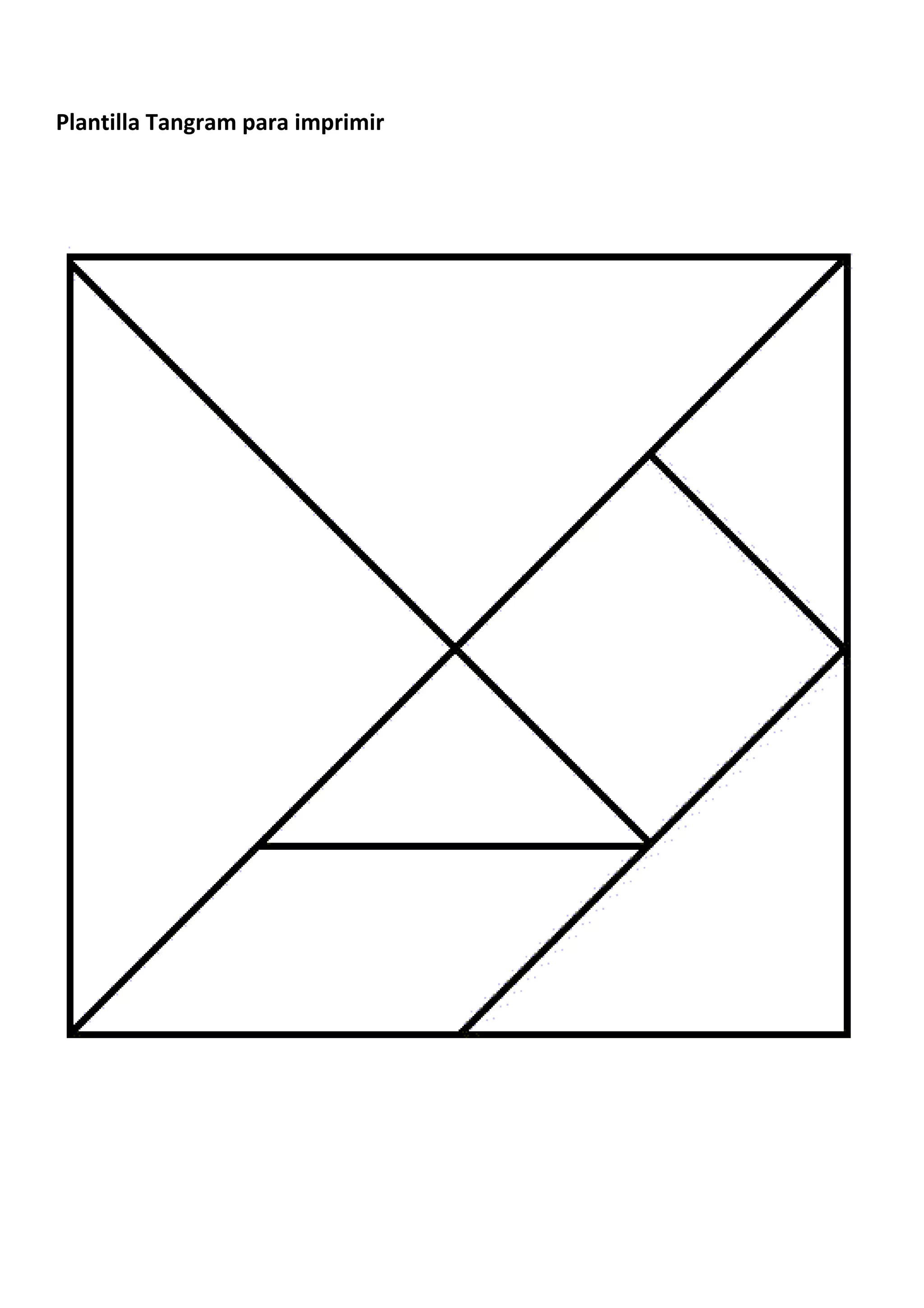Plantilla Tangram Para Imprimir PDF