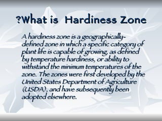 Specific Zone Planting Zones | PPT