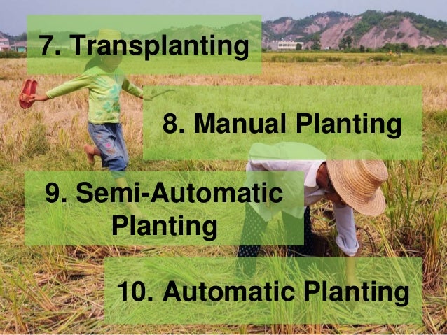 Agri Planting Methods