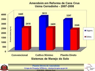 Plantio Direto de Amendoim
Grupo de Pesquisa SPDireto - denizart@apta.sp.gov.br
              29/04/2010 – Ribeirão Preto
 