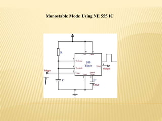 Monostable Circuit Using 555 Using Rcad Software Plant irrigation ppt | PPTX