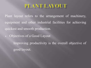 Plant layout | PPTX