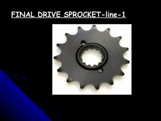 <ul><li>FINAL DRIVE SPROCKET-line-1 </li></ul>