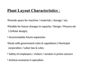 Comprehensive Guide to Plant Layout Design and Optimization | PPTX