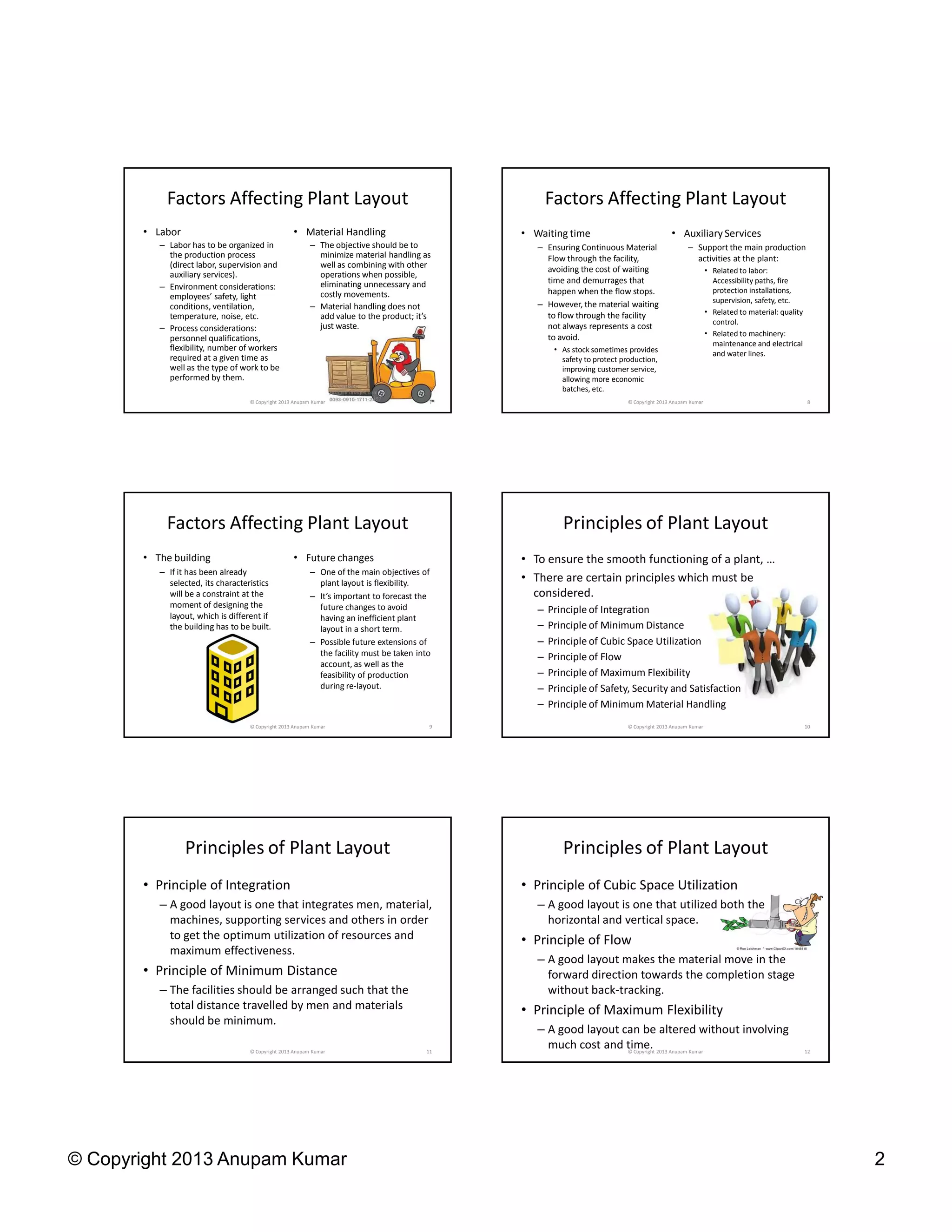 Plant layout & its objectives | PDF