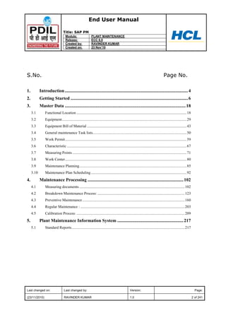 SAP Plant Maintenance Training Material | www.sapdocs.info
