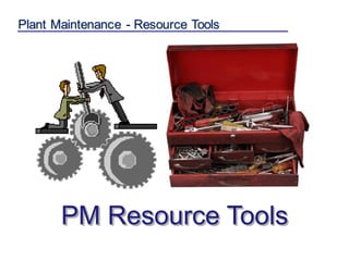 Plant Maintenance - Resource Tools
PM Resource Tools
 