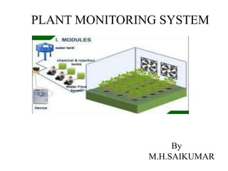 PLANT MONITORING SYSTEM
By
M.H.SAIKUMAR
 