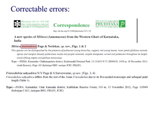 Correctable errors:
 