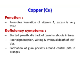 Plant nutrients, Nutrients required for plant Body | PPTX