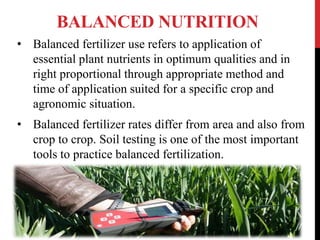 plant nutrition, their role and deficiency symptoms - balanced ...