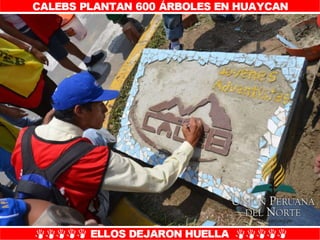 Plantío de árboles en Misión Caleb UPN