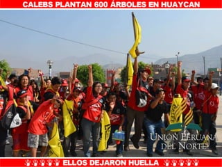 Plantío de árboles en Misión Caleb UPN