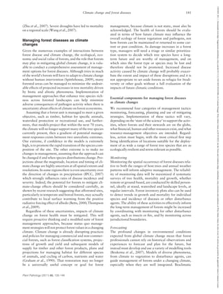 Climate change and forest diseases | PDF