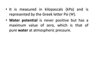 Kilopascal Meaning Plant physiology and Bichemistry | PPTX