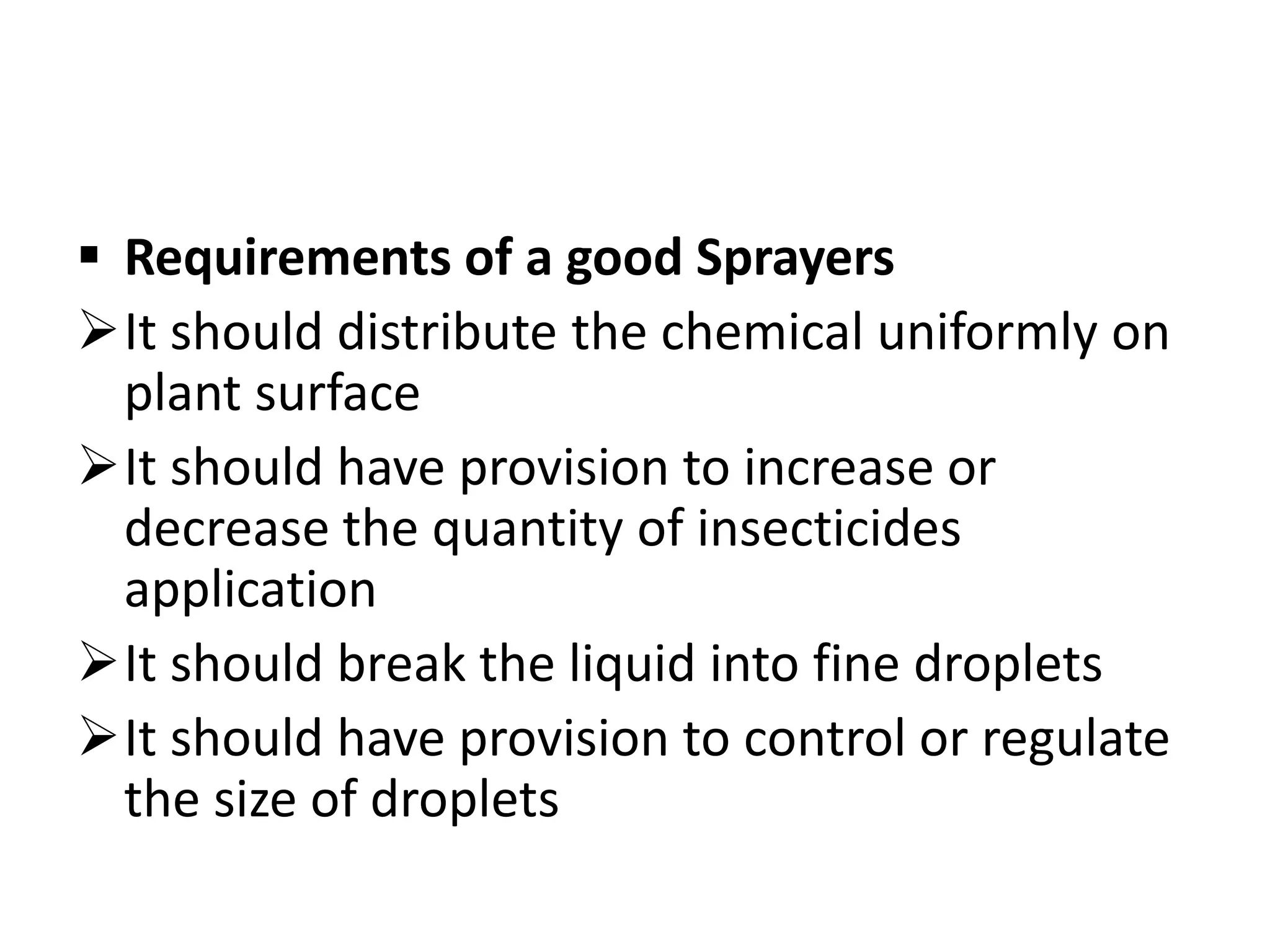 Plant protection equipment