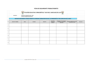 Mg. Edgar Zavaleta Portillo - Página 15_SDA
FICHA DE SEGUIMIENTO TRABAJO REMOTO
 