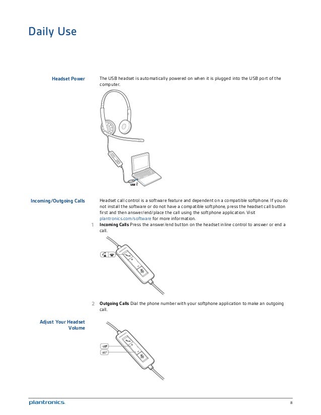 Plantronics black wire c310 c320 user guide