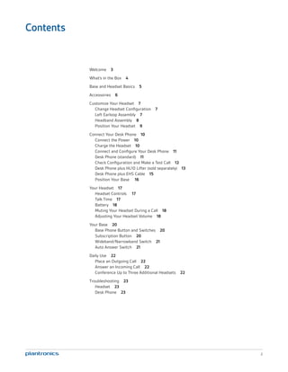 Plantronics cs540 user guide