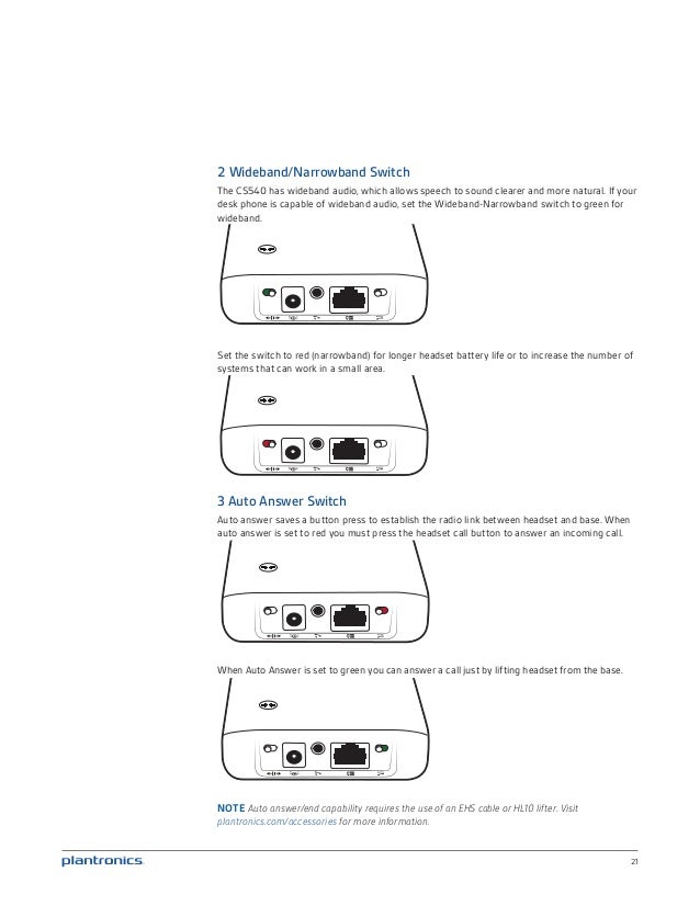 Plantronics cs540 user guide