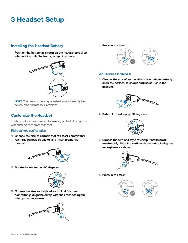 Plantronics savi w440 user guide