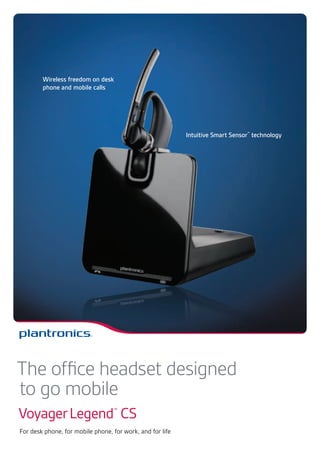 Plantronics voyager legend cs data sheet PDF Free Download