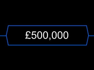 £500,000
 