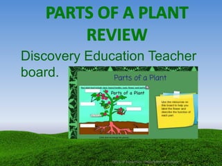 Discovery Education Teacher
board.
Office of Academics - Department of Science
 
