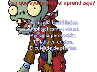 ¿En que ayuda para el aprendizaje?
 