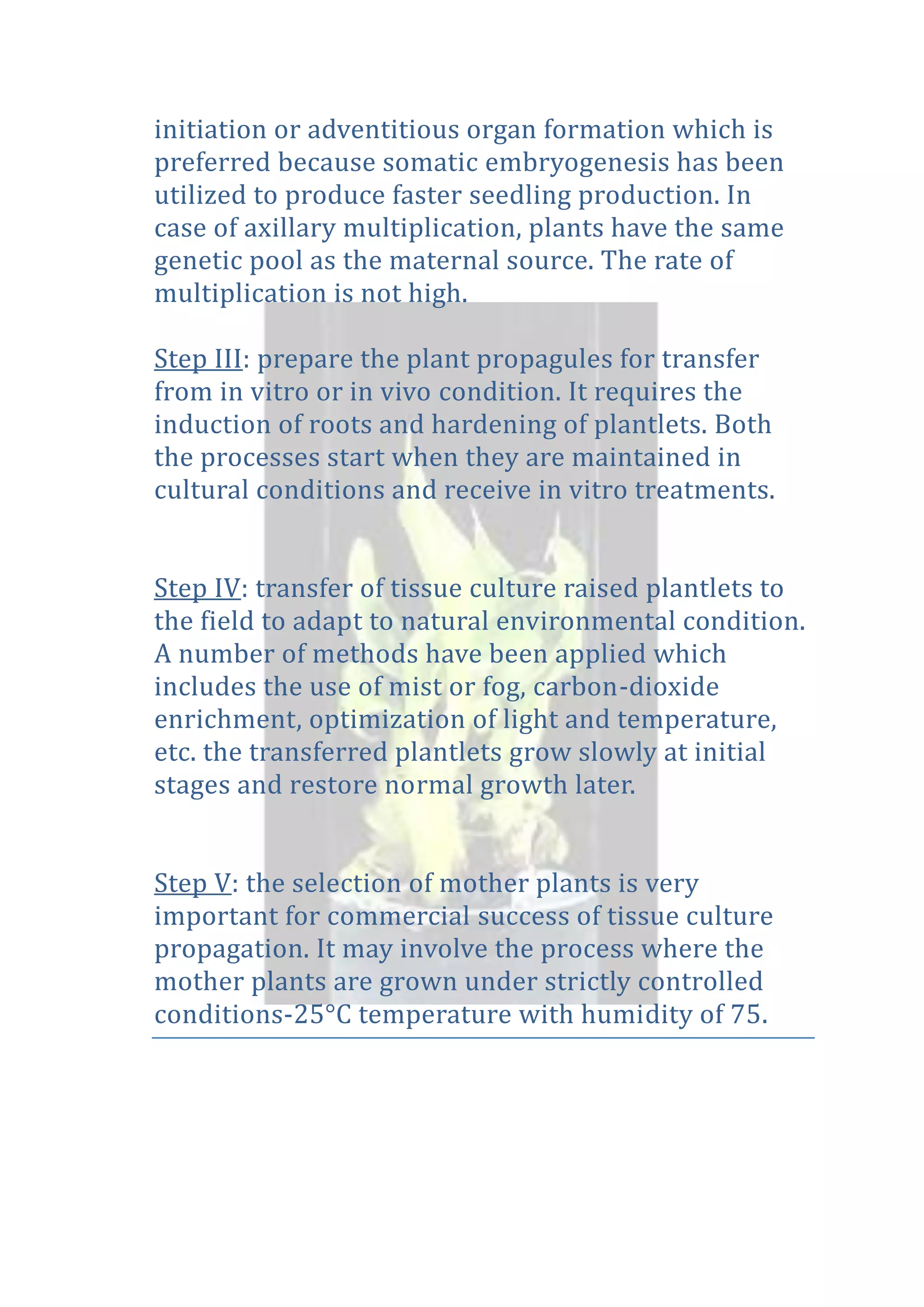 Plant tissue culture | PDF
