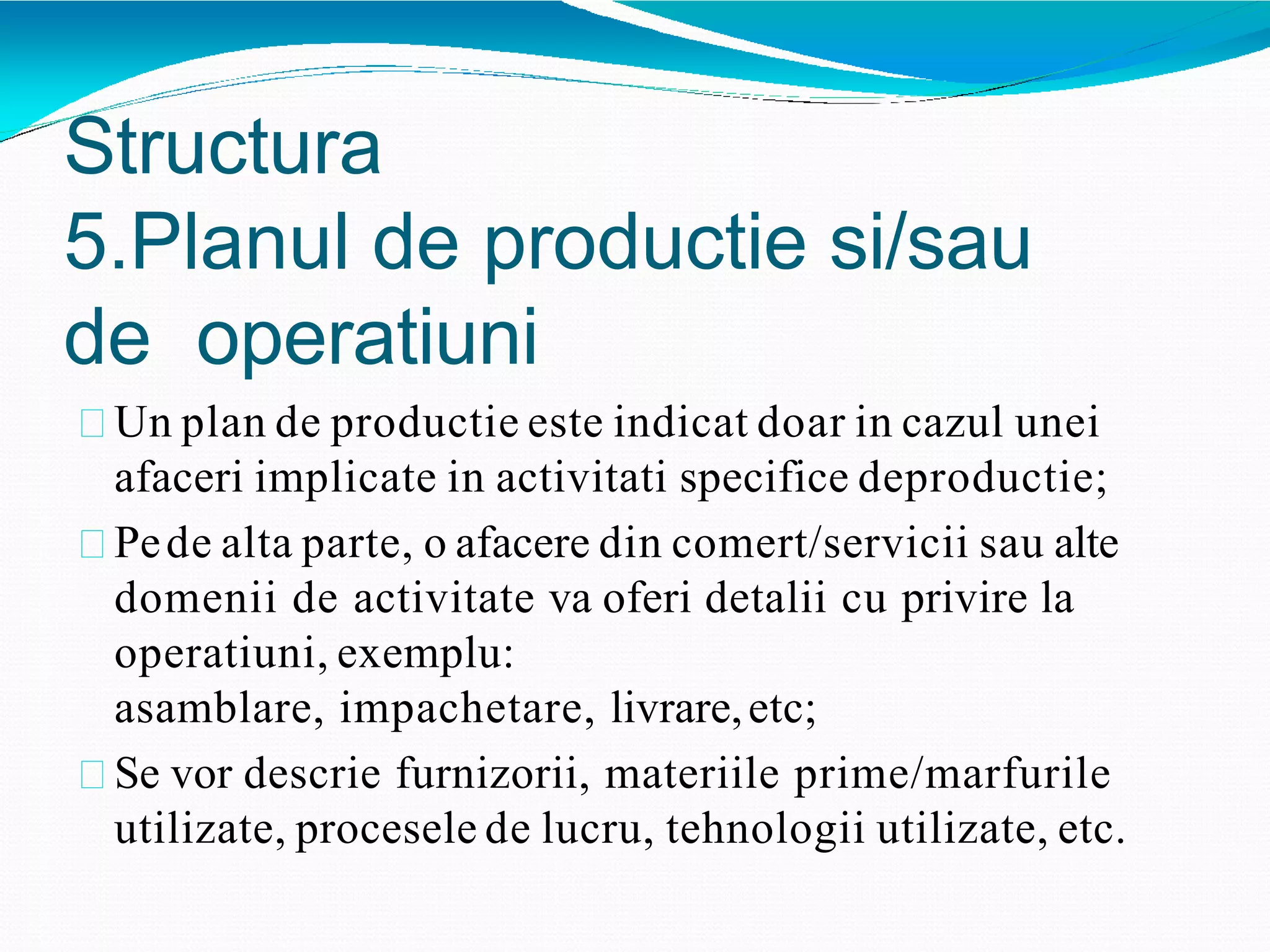 Planul de afaceri | PPTX